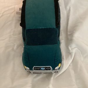 BARK CHEWBARU OUTBARK plush dog toy. Features speaker and crazy crinkle